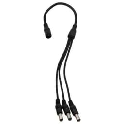 1 Female to 2/3/4 Way Male Plug Port DC Power Adapter Splitter Cable 12V