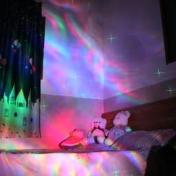 ESHINY Laser RGB LED Galaxy Aurora Night Light For Children Kids Stars Sky Projector Nebula Cloud Lamp Effect Lamp X100N6