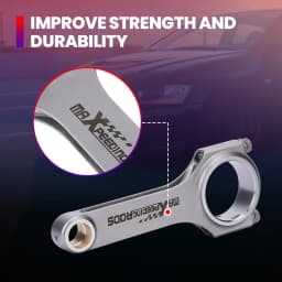 EN24 4340 H-Beam Connecting Rods for BMW 328i 528i E36 E46 M52B28 ARP 135mm 4x 4340 Bielles Connecting Rod ARP Pleuel