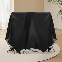 Drum Accessory Windproof Drum Set Dust Cover for Outdoor Music Rooms Indoors Drum Set Accessory Dust Cover in Weighted Corners