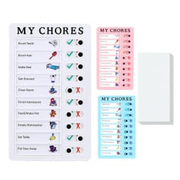 Memo Plastic Board Chore Chart Reusable RV Checklist My Chores Elder Notes