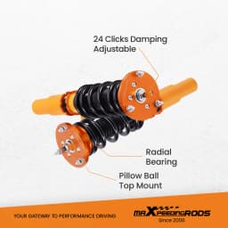 24 Way Damper Adjustable Coilovers Suspension Lowering Kit for BMW 3-Series(E90/E91)(RWD) 2006-2013 Excludes M3