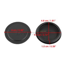 Black Frame Hole Plug Cap Cover for Yamaha VMAX 1200 1985-2007 Motorcycle Frame Body Insert Guard Protector Decorative Aluminum