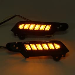 LED DRL Day Running Light Headlamp Accessories For Toyota Tacoma 2016 2017 2018 2019 2020 2021 2022 2023 Fog Lamp W/ Turn Signal