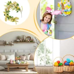 Floral Garland With Lights Artificial Floral Garland String Light Up Flower Vines 3.28ft Battery Operated Floral Vines