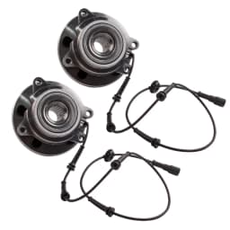 Front Hub Wheel Bearings ABS Pair for Land Rover Discovery MK2 1998-2004