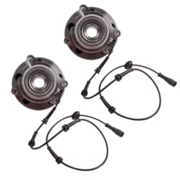 Front Hub Wheel Bearings ABS Pair for Land Rover Discovery MK2 1998-2004