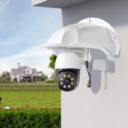 Security Camera Sun Rain Cover Hard Camera Cover Shield Outdoor Camera Protective Roof For Dome PTZ Type Camera