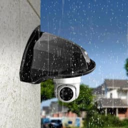 Security Camera Sun Rain Cover Hard Camera Cover Shield Outdoor Camera Protective Roof For Dome PTZ Type Camera