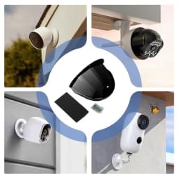 Security Camera Sun Rain Cover Hard Camera Cover Shield Outdoor Camera Protective Roof For Dome PTZ Type Camera