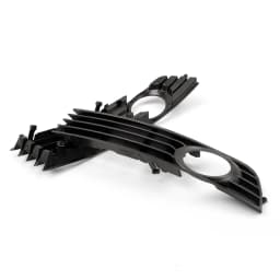 Artudatech Pair Front Bumper Lower Fog Light Fog Lamp Grilles Grill For Audi A4 B6 02-05
