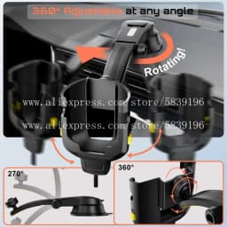 Car Charging Cable Bracket for Zebra Symbol TC77 TC70 TC72 TC75 TC70X TC75X;with 5V 2A Cigarette Lighter