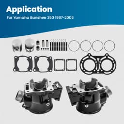 Cylinder Piston Gasket Kit fit for Yamaha Banshee 350 2GU-11631-00-94 2GU-11181-00-00