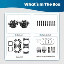 Cylinder Piston Gasket Kit fit for Yamaha Banshee 350 2GU-11631-00-94 2GU-11181-00-00