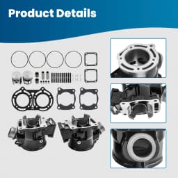 Cylinder Piston Gasket Kit fit for Yamaha Banshee 350 2GU-11631-00-94 2GU-11181-00-00
