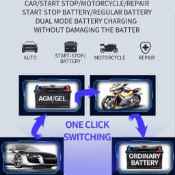 Automotive Charger 12V Car Battery Charger Pulse Repair Digital LCD Display Smart Fast Charge For Car Motorcycle