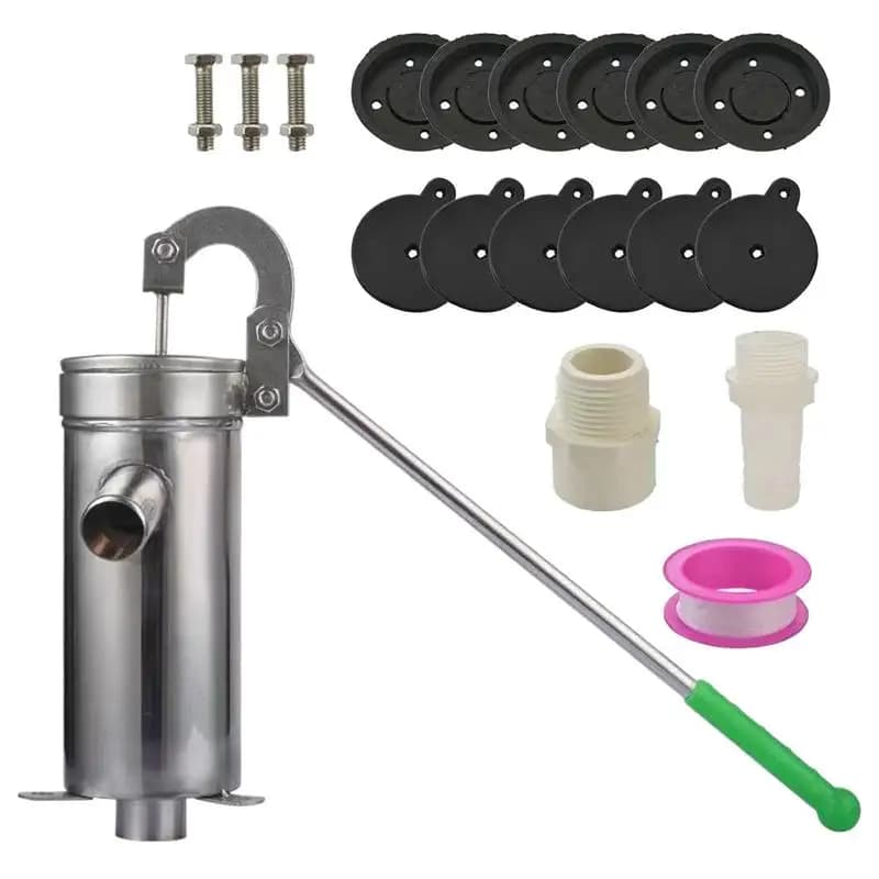 Stainless Steel household Manual Water Pump Durable Domestic Oil Pump Well Hand Shake Suction Pump manual water pressure devices