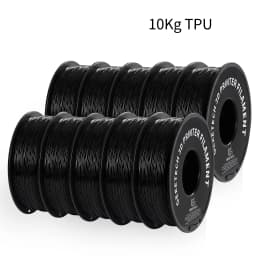GEEETECH 10Kg In One Box 1.75mm 3D PLA Filament Assorted Pack - Matte PETG Silk PLA TPU ABS+ - Safety for 3D Printer Materials