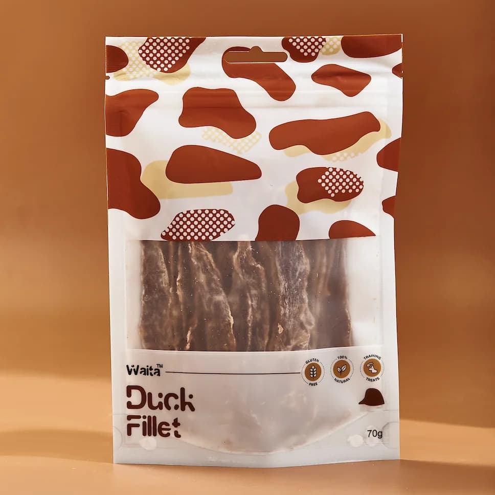 Waita Air Dried Duck Fillet 70g/500g - Cat Dog Pet Healthy Treats High Protein Low Fat Training Reward Meal Topping