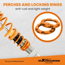 Street Coilovers Suspension Kit for Skoda Fabia Mk1 6Y Inc vRS hatchback Estate Suspension Coil Spring Kit For VW POLO MK