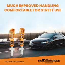 Street Coilovers Suspension Kit for Skoda Fabia Mk1 6Y Inc vRS hatchback Estate Suspension Coil Spring Kit For VW POLO MK