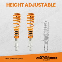 Street Coilovers Suspension Kit for Skoda Fabia Mk1 6Y Inc vRS hatchback Estate Suspension Coil Spring Kit For VW POLO MK