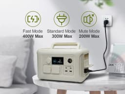 ALLPOWERS R600 Portable Power Station 600W 299Wh LiFePO4 Solar Generator UPS Battery Backup MPPT for Outdoor RV