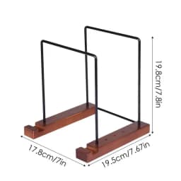 Vinyl Record Rack Wooden Tabletop Books CDs Photo Albums storage rack Stand Fashionable Record Holder Shelf