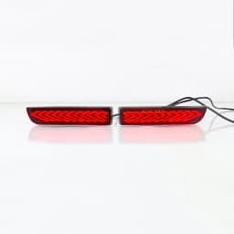 LED Rear Bumper Brake Tail Light for Toyota RAV4 2006-12,Toyota Avensis 09-15, Toyota Alphard 10-14 Reflector Lamp w/ Turn LH+RH