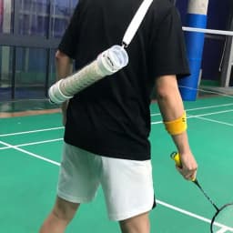 Shuttlecock Badminton Training Equipment Server Artifact Shuttlecocks Storage Tube Badminton Balls Holder Shoulder Barrel