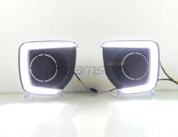 LED DRL Daytime Running Light For Suzuki Jimny Facelift Model 2012-2018 Front Bumper Fog Lamp w/ Sequential Dynamic Turn Signal
