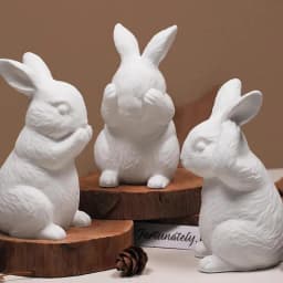 2025 Easter Bunny Silicone Mold Easy Release Rabbit Aromatherapy Soap Candle Molds Resin Craft Making Supplies Home Decor