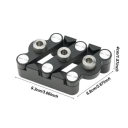 Wood Dowel Hole Drill Guide Multipurpose Self-Centering Dowel Jig Kit Precise Hole Punch Locator Portable Woodwork Tool For