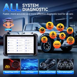 MUCAR 892BT Key Programming AI Automotive Diagnostic Tool Bi Directional Obd2 Scanner ECU Coding CANFD DOIP 35 Resets Life Free