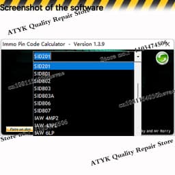 Pin Code Calculator V1.3.9 Repair equipment Diagnostic software Pin Code Calculator IMMO 1.3.9 obd2 scanner Code reader VCI