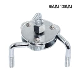 2PCS Oil Filter Wrench Set Adjustable 2 Way 3 Leg Oil & Fuel Filter Removal Tool Silver