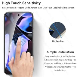 For Google Pixel 9 Pro XL 5G Case 6 In 1 Tempered Glass On Pixle 8a 7a 6a 9 8 7 6 Camera Protective Glass Pixel9 Pixel8 Pixel6