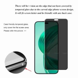 4Pcs For Honor X8B Glass Huawei Honor X8B Tempered Glass Protective HD 9H Privacy Anti-Spy Cover Glue Screen Protector Honor X8B