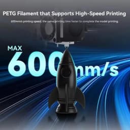 SUNLU High Speed PETG Filament 1.75mm +/- 0.02 MM 1kg Spool (2.2lbs) High Speed Printing Filament Fit Most FDM Printer