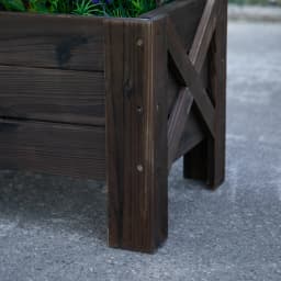Wooden Garden Raised Bed Planter Box Flower Vegetable Grow Pot 100X36.5X36Cm