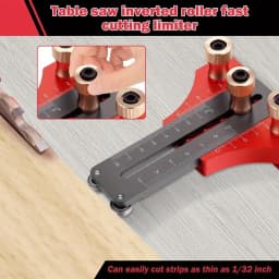 Thin Rip Table Saw Jig Adjustable Ripping Guide Thin Strip Rip Jig Fence Cutting Tools Extended Woodworking Accessories for Wood