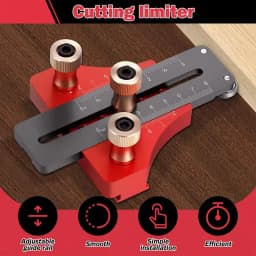 Thin Rip Table Saw Jig Adjustable Ripping Guide Thin Strip Rip Jig Fence Cutting Tools Extended Woodworking Accessories for Wood