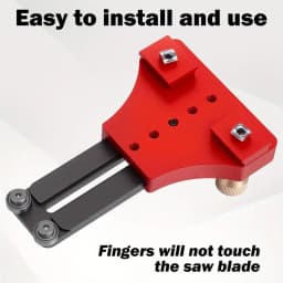 Thin Rip Table Saw Jig Adjustable Ripping Guide Thin Strip Rip Jig Fence Cutting Tools Extended Woodworking Accessories for Wood