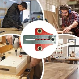 Thin Rip Table Saw Jig Adjustable Ripping Guide Thin Strip Rip Jig Fence Cutting Tools Extended Woodworking Accessories for Wood