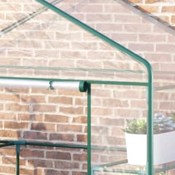 Garden Greenhouse Walk in Grow Herb Plant Transparent Metal