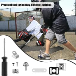 Screws Washers Nuts Hockey Helmet Repair Kit 657 Pcs for Baseball Softball Multipurpose Hockey Hard Hat Hardware Kit