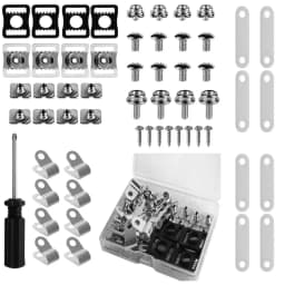 Screws Washers Nuts Hockey Helmet Repair Kit 657 Pcs for Baseball Softball Multipurpose Hockey Hard Hat Hardware Kit