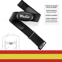 Walio Pulse - Chest Band Heart Rate Sensor Wireless Pulse Monitor Ant+ / Bluetooth Ipx7 Cycling Running Gymnastics