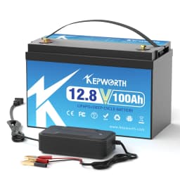 12V/24V LiFePO4 Battery with BMS - 30/50/100/120/135/300Ah for Golf Cart, Solar, RV, EV - Long Lifespan