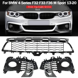 For 2014-20 BMW 4Series F32 428i 430i 440i M Sport Front Bumper Fog Light Grille
